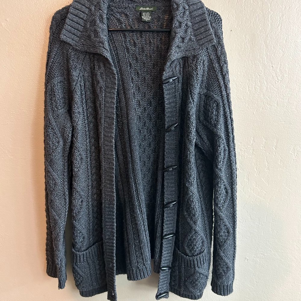 Eddie Bauer, Large, grey sweater